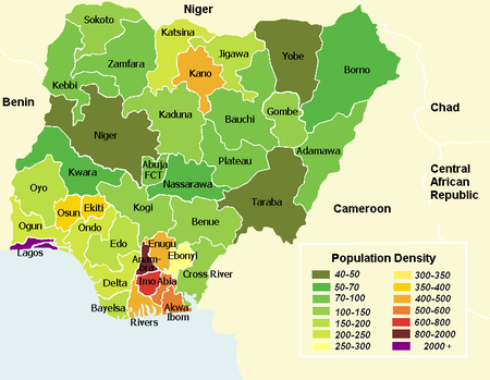 List Of Nigeria States According To Land Mass