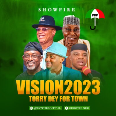 DOWNLOAD MUSIC: Showfire – Vision2023 (Torry  dey for town)